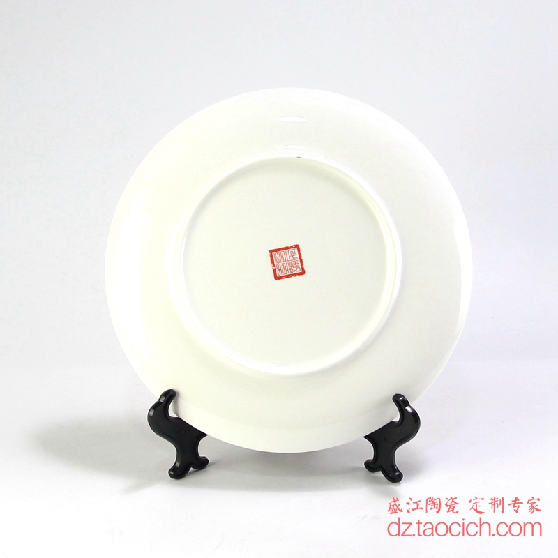 瓷盘定制成功案例 景德镇盛江陶瓷