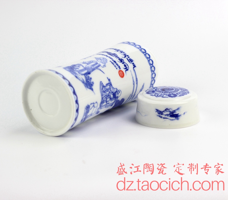 保温杯定制成功案例 景德镇盛江陶瓷