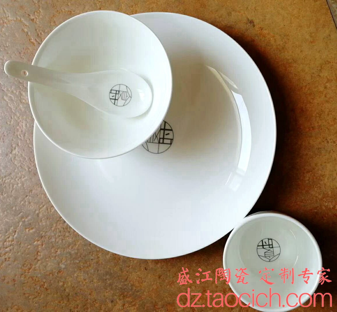 盛江陶瓷 食时餐具定制成功案例