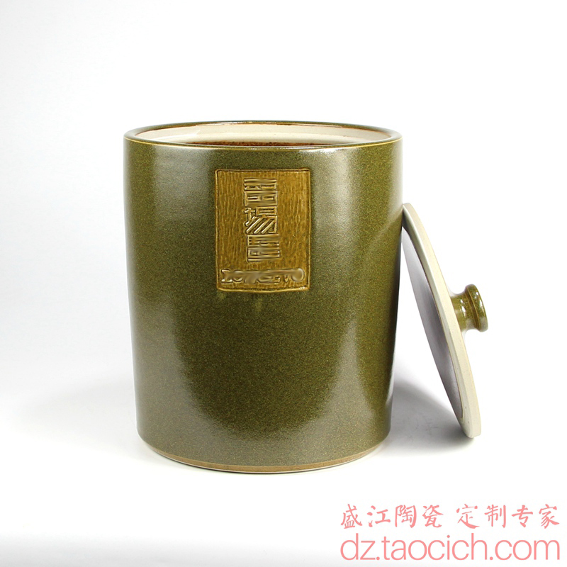 北京客户陶瓷罐Logo定制成功案例 景德镇盛江陶瓷