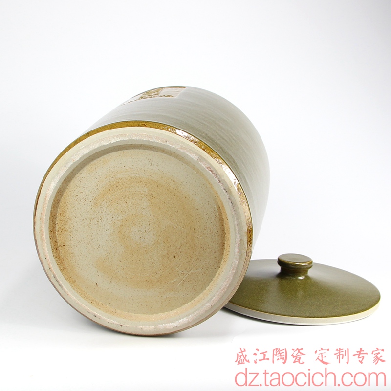 北京客户陶瓷罐Logo定制成功案例 景德镇盛江陶瓷