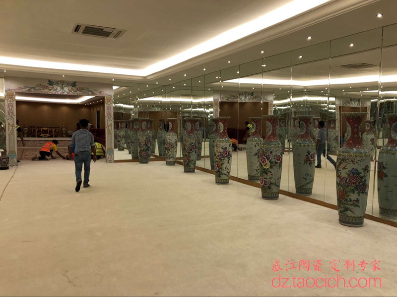 中东皇室婚礼用瓷定制成功案例 景德镇盛江陶瓷